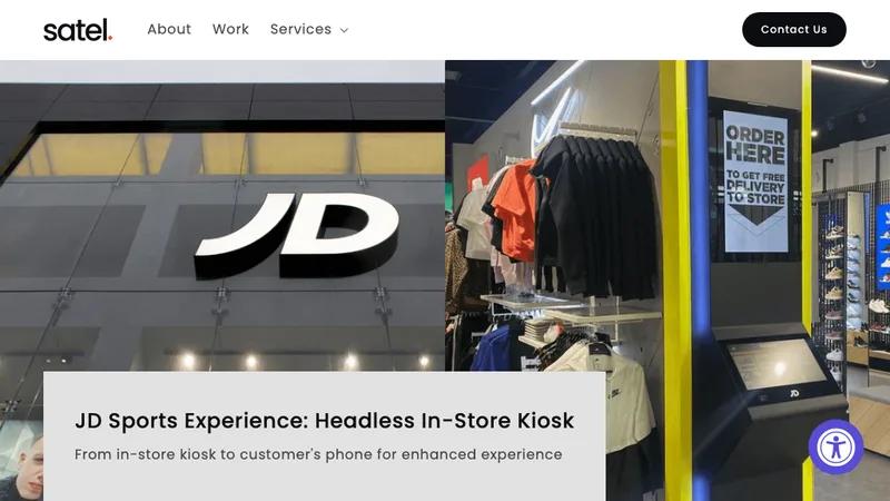 JD Sports Experience: Headless In-Store Kiosk