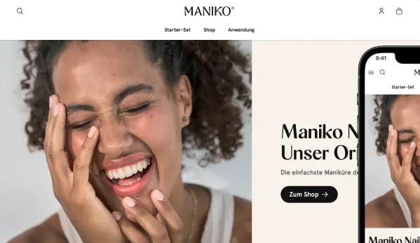 Maniko Nails - Custom Theme, Apps and API Integrations