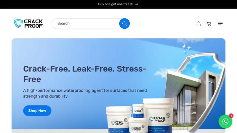 CrackProof – One Product Waterproofing Store