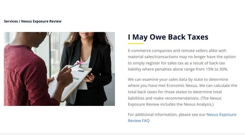 Sales Tax Nexus Analysis