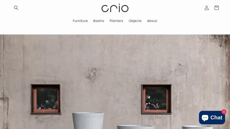 Crio Crafting Concrete Decor and lifestyle accessories