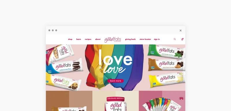 Love Good Fats - Fully Custom Website