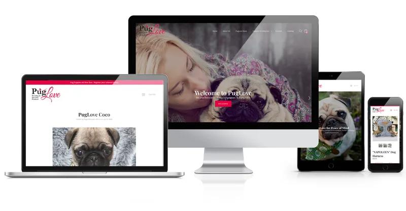 Pug Love Branding and Shopify Store Build