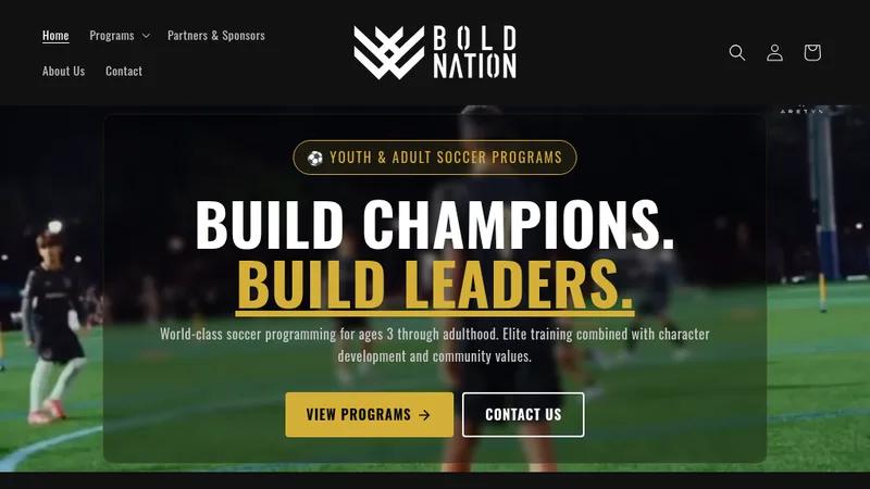 Bold Nation Fitness Studio & Youth Sports Programs