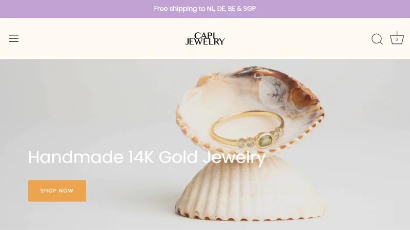 STUDIO THISJA X CAPI Jewelry | 14K GOLD Handmade Jewelry Amsterdam