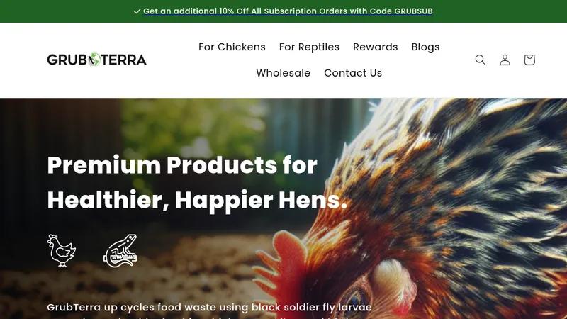 Grubterra | Figma to Shopify conversion