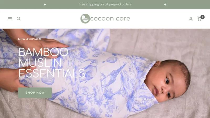 Cocooncare: Shopify Store for D2C Baby Fashion Brand