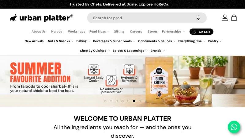 Urban Platter:- Successful migration from WordPress to Shopify
