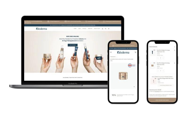 140 Jahre Tradition zielgruppenoptimiert auf Shopify - Kaloderma