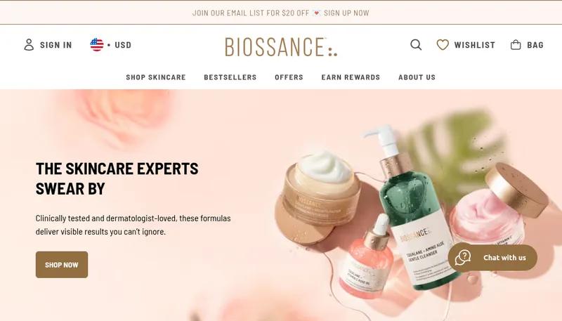 Biossance - Suporte estratégico, otimização e crescimento global