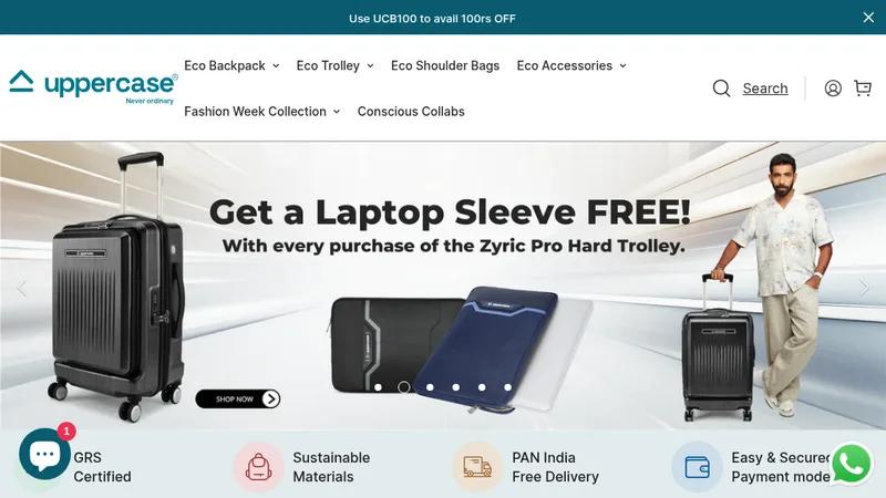 Uppercase - Eco-Friendly Travel Bags