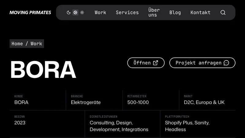 BORA – Shopify Plus Headless