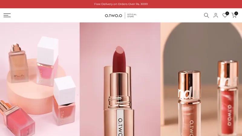 Otwoo Cosmetics - Elegant Shopify Store with Effortless Shopping