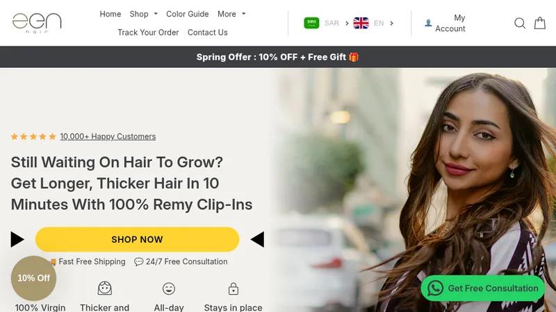 Revolutionizing Zenhair's eCommerce Experience with Shopify