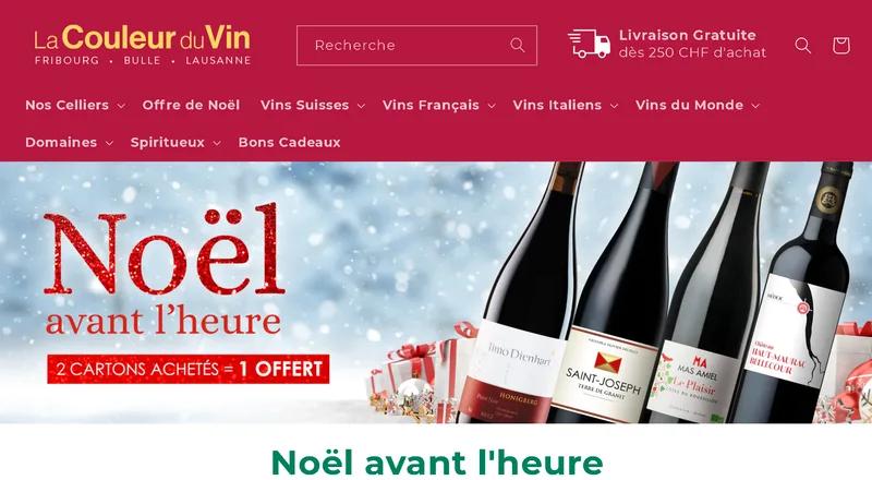 New design for "Lacouleurduvin" in Switzerland