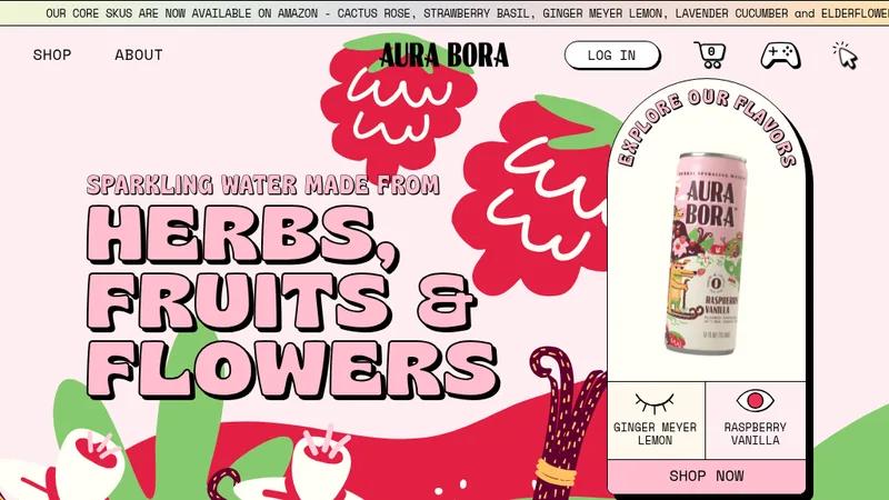 Aura Bora Custom Shopify Store