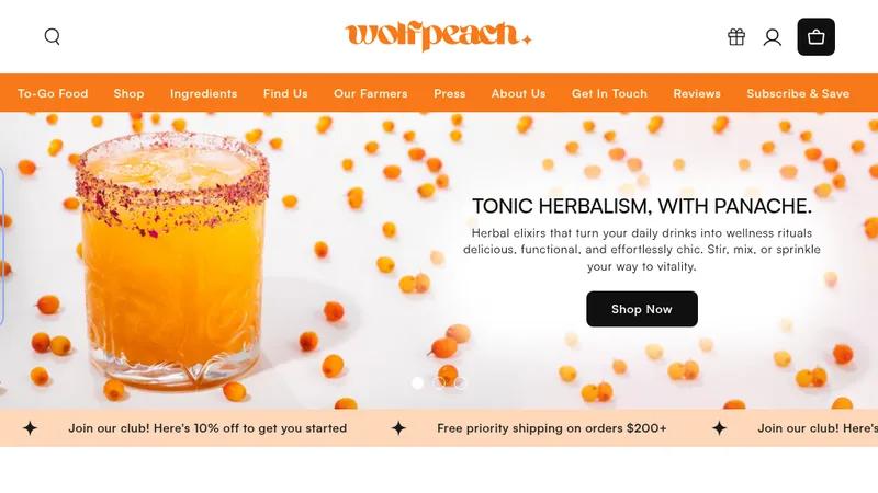 Wolfpeach – A Bold, Story-Driven Shopify Experience