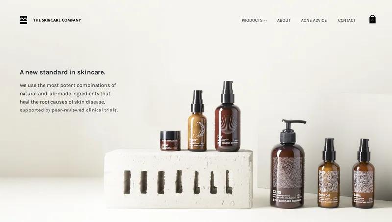 The Skincare Company | Bespoke Theme Development focusing on CRO