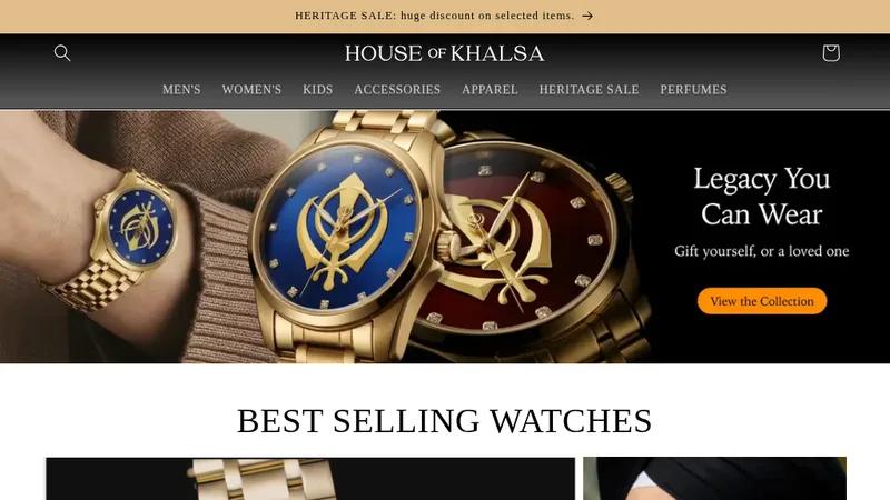 House of Khalsa โ Premium Sikh-Inspired Timepieces & Accessories