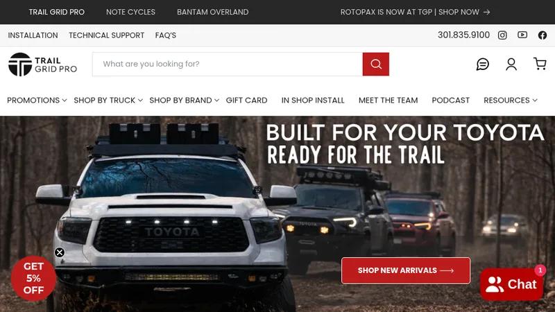 TrailsGridPro: WooCommerce to Shopify PLUS Migration