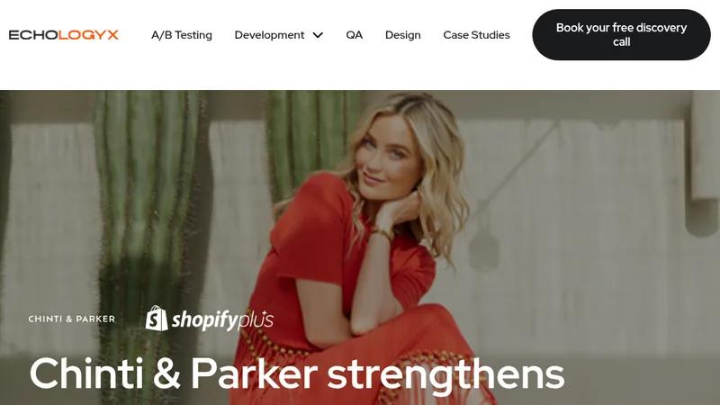 EchoLogyx helping Chinti and Parker with their Shopify Store