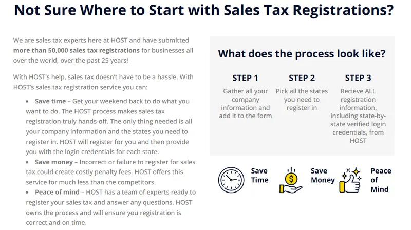 Sales Tax Registrations