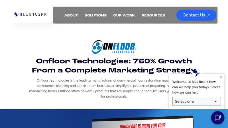 Onfloor Technologies: 760% Growth From a Complete Marketing Strategy