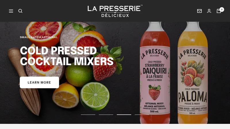 La Presserie Cold Pressed Juices and Dressings - Migration & Design