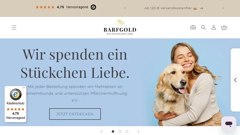 BARFGOLD | 300% Revenue Growth After B2B & B2C Migration to Shopify+