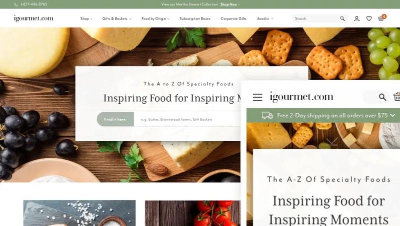 igourmet - Store Redesign & Migration