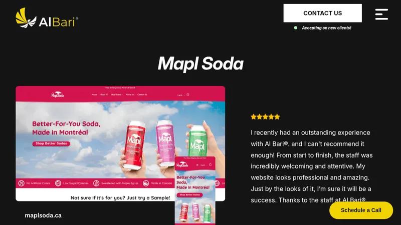 Mapl Soda: Beverage Brand eCommerce Design & UX