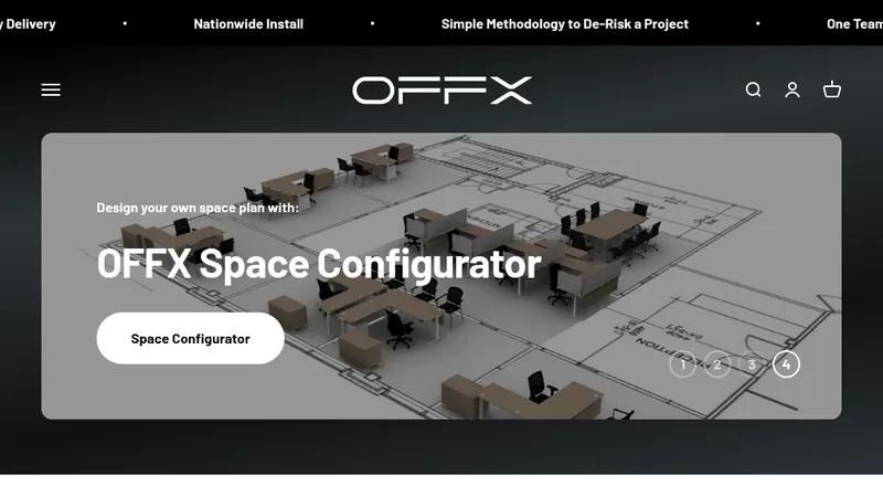 Offx.com Shopify Store & Space Configurator Development