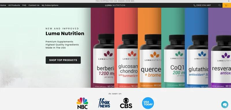 Landing page design and build