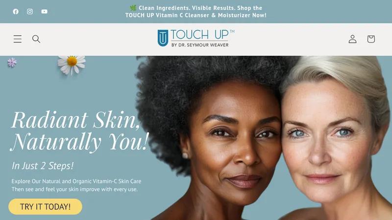 Touch Upβ’: Skincare UX, CRO & Product Page Strategy