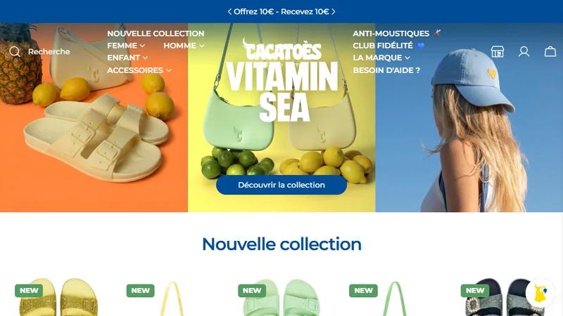 Création de boutique Shopify – Cacaotès (marché US)