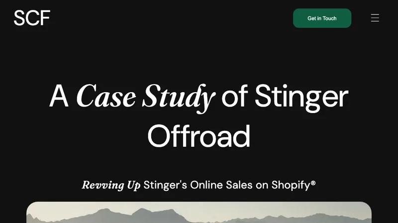 Stinger Offroad Redesign, Advanced Vehicle Finder & Custom Development