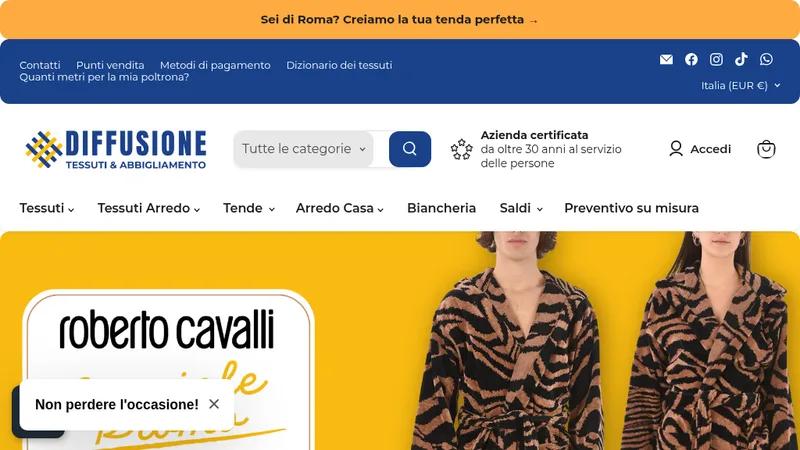 Diffusione Tessuti - La tua destinazione per tessuti pregiati