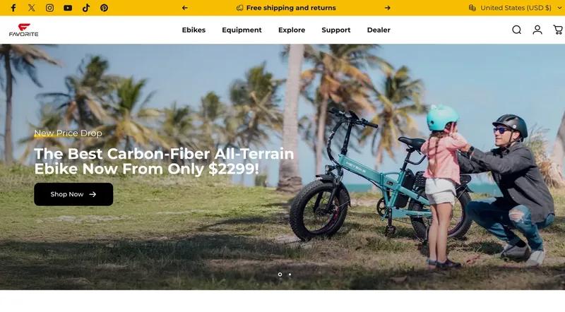 Shopify Customization & Full-Site Redesign for FavoriteBikes