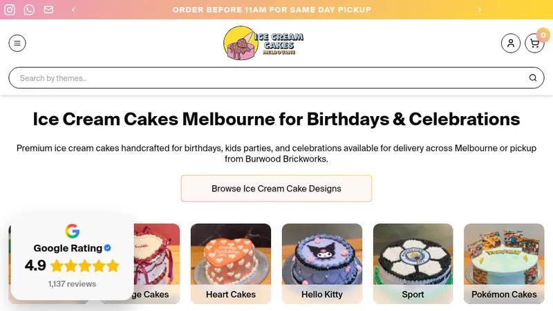Ice Cream Cakes Melbourne