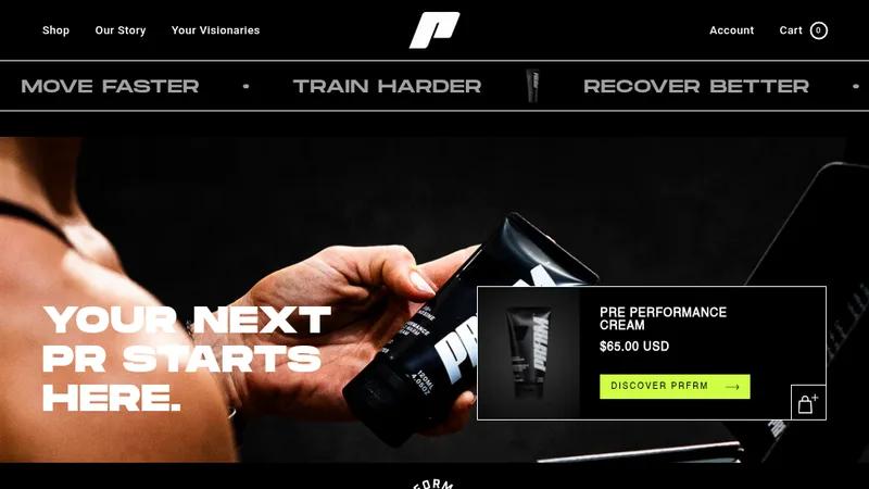 PRFRM: Building a Premium Sports Performance Brand Online