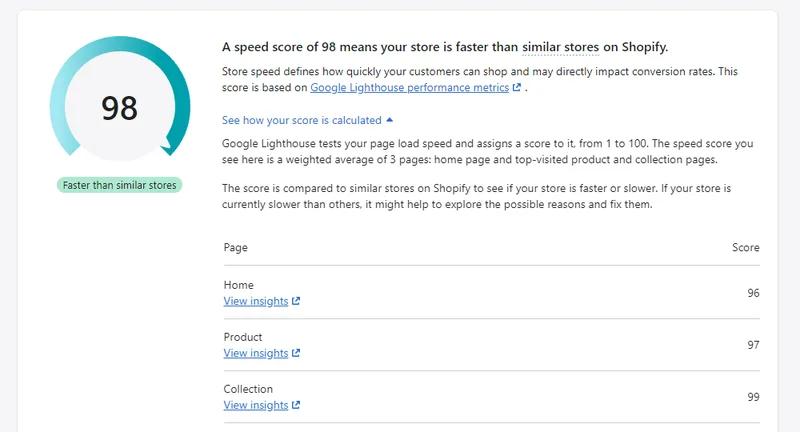 Speed Optimization