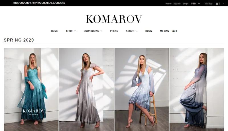 KOMAROV.com Store Development