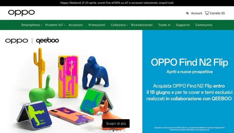 Oppo su Shopify Plus e app finanziamenti Agos