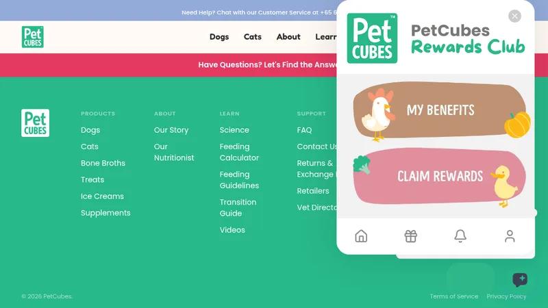 Petcubes Design Revamp + New functions