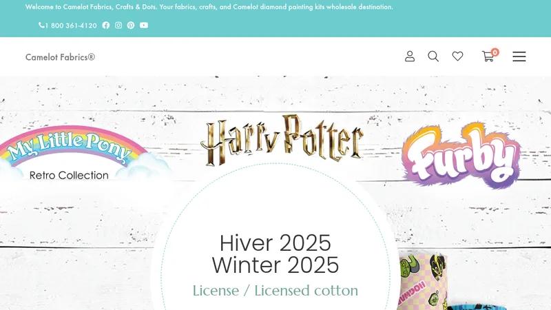 Camelot Fabrics - Theme & Website Development