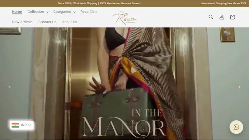 RESA by Ushnakmals - reinterprets the Banarasi handloom heritage