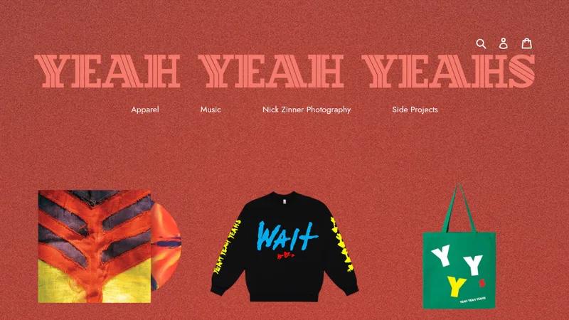 Yeah Yeah Yeahs theme customizations