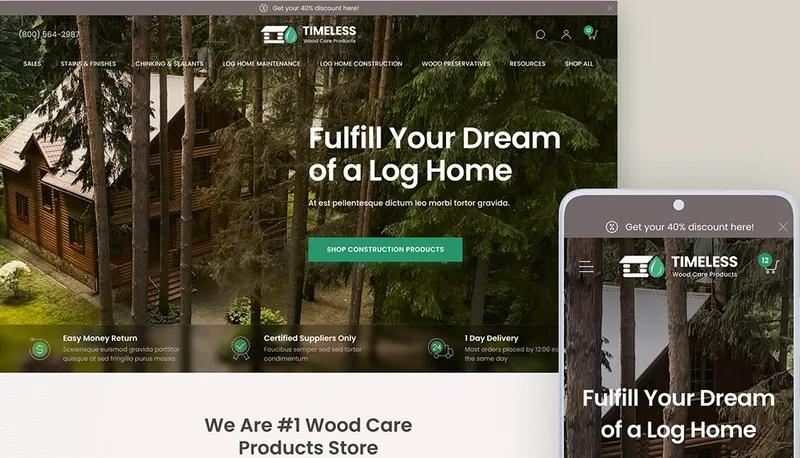 TimelessWoodCare β’ Full Redesign