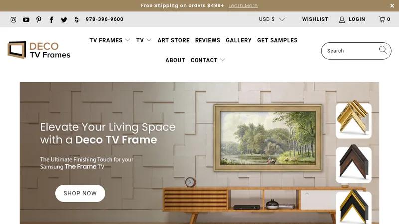 DecoTV frames