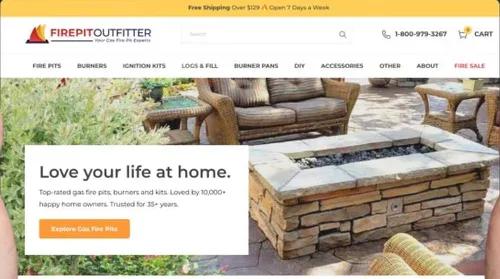 Fire Pit Outfitter: Doubled online sales